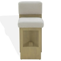 Safavieh Naja Wood Counterstool in Taupe / Natural