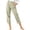 *Khaki, variant on VBVC Women's Cotton Linen Cuffed Chino Pants , Straight Leg Trousers For Women , Ladies' High Waisted Work Pants with Pockets, Wine , S-3XL
