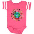 thumbnail image 3 of Inktastic Peace Through Unity Boys or Girls Baby Bodysuit, 3 of 5