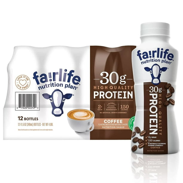 Fairlife Nutrition Plan 30g Protein Shake, Coffee, 11.5 Fluid Ounce