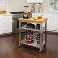Seville Classics Stainless Steel Kitchen Work Table Kitchen Cart with