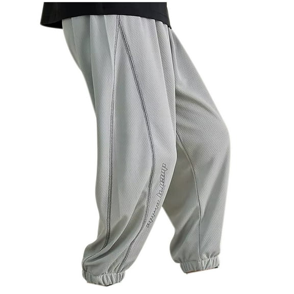 Jgppe Boys Sweatpants Lightweight Quick Dry Breathable Tapered Baggy Long Pants 3-14 Years