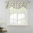 thumbnail image 2 of Tie Up Valances for Windows, Leaf Adjustable Valance Curtains Window Treatment for Living Room/Bedroom, Farmhouse Green Plant Vintage Spring Summer Rod Pocket Kitchen Curtains & Drapes 42x12 Inch, 2 of 9