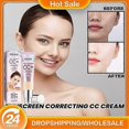 thumbnail image 2 of EELHOE Sunscreen CC Cream Natural Moisturizing Foundation Concealer Whitening, 2 of 5