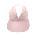 thumbnail image 5 of HONHUZH Summer Hats Womens Open Top Sun Visor Hat Wide Brim Ponytail Hole Outdoor Summer Cap, 5 of 5