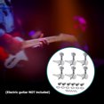 thumbnail image 5 of Aibecy Inline Electric Guitar Tuning Pegs 6 Left Sealed Locking Tuners Chrome Plated Machine Heads 1:18 Compatible with ST Electric Guitar, 5 of 7
