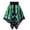 A-Green459, variant on Women Skirts Butterfly Hem High Elastic Waist Pleated Skirts Party Princess Trendy A-Line Casual Night Club Skirts