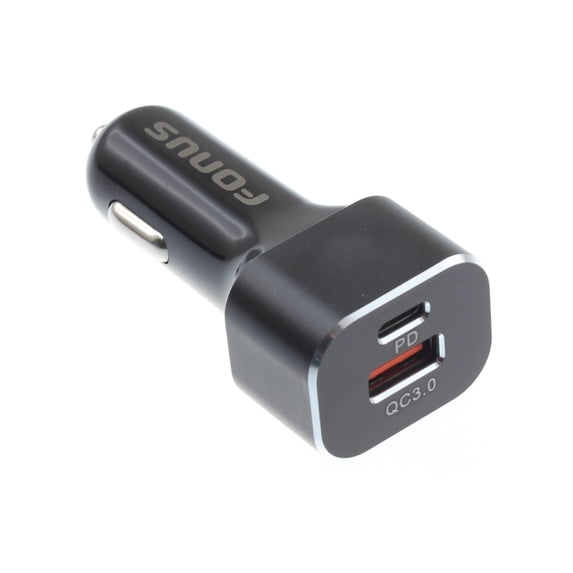 36W Quick Car Charger for Galaxy Tab S7 (2020)/A7 10.4 (2020) Tablets - 2-Port USB Type-C PD Power Adapter DC Socket for Samsung Galaxy Tab S7 (2020)/A7 10.4 (2020)