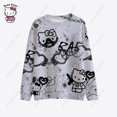 thumbnail image 1 of Nouveau Sweat à Capuche Mode Automne Harajuku Manches Longues Vintage Décontracté Ample pour Femmes Hello Kitty Imprimé, 1 of 7