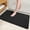 Black, variant on Wehilion Washable Bathroom Mat Shower Mat, Toilet rug, Water Absorption, Non Slip, Thick, Ultra Thin Bath Mats for Bathroom Floor Fit Under Door, Absorbent Bath Rug with Rubber Backing, Non Shedding