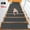 Gray, variant on ROMUCHE 15Pcs Non Slip Stair Treads For Wooden Steps,8"X30" Self Adhesive Reusable Stair Runners Rugs Carpet For Kids Elders Pets(Black)