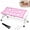 Pink, variant on Dog Grooming Hammock Stand for Medium Large Dogs Paws Clean, Foldable Grooming Hammock with Stand, 8-Hole Anti-Escape Bathing Sling