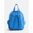 thumbnail image 3 of Disney Lilo and Stitch Unisex Mini Faux Fur Backpack, Blue, 3 of 5