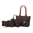 thumbnail image 1 of MKF Collection by Mia K.  Alexy M Signature Bag Set, Brown - 4 Piece, 1 of 1