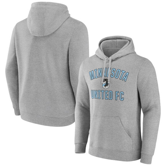 Men's Gray Minnesota United FC Victory Arch Pullover Hoodie