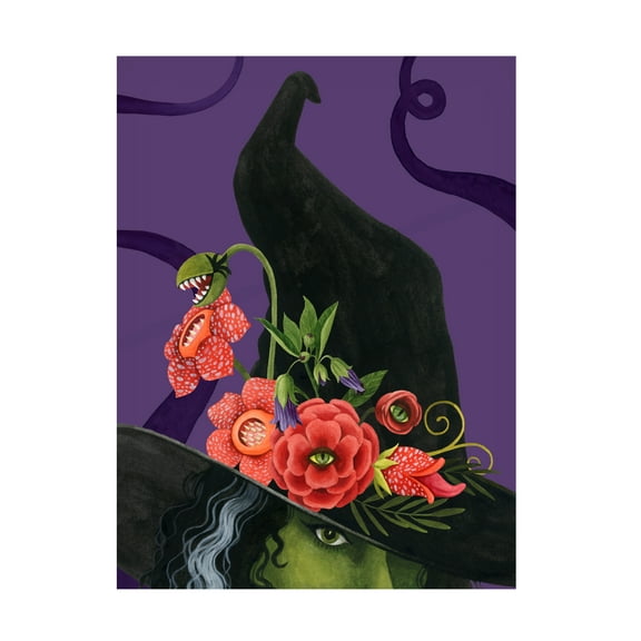 Grace Popp 'Monstrous Plants III' Canvas Art