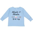 thumbnail image 3 of Inktastic Abuelo and Abuela Love Me- Heart Grandchild Boys or Girls Long Sleeve Toddler T-Shirt, 3 of 5