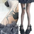 thumbnail image 2 of Women's Pantyhose Spiders Web Print Comfortable Practical and Fashionable Pantyhose for Multiple Outfits, 2 of 8