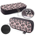 thumbnail image 4 of Lsque Black Snake Printed Big Capacity PU Leather Pencil Case Large Pencil Pouch Stationery Pen Bag Pencil Holder for Teen, 4 of 6