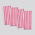 thumbnail image 1 of Mainstays Cabana Stripe Decorative Beach Towels, 4-pack, Pink, 1 of 5