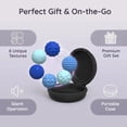 thumbnail image 6 of 6 Pcs Magnetic Sensory Balls for Adults & Teens, Silicone Quiet Desk Stress Relief Fidget Ball Toys for Autism, Anxiety,  Fun Gift Idea, Blue, 6 of 9