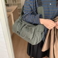 thumbnail image 5 of gcong Stylish Plaid Shoulder Bag Large Capacity Textured Crossbody Purse For Autumn Winter Daily Fashion Tote, 5 of 5