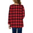 thumbnail image 2 of SYNPOS 4-13Y Child Girls Long Sleeve Scoop Neck Front Twist Leopard Tunic Tops, 2 of 8