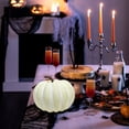 thumbnail image 5 of Artificial Pumpkin Decoration,7.87 Inch Harvest Decorative Pumpkin,Fake Halloween Pumpkin,Small Fake Pumpkin,Realistic Vegetable Ornament Pumpkins for Halloween, Fall and Thanksgiving Decor,White, 5 of 6
