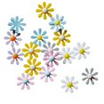 thumbnail image 2 of 20 piezas cabujones de flores de resina con plano de colores mezclados al azar 20mm DIY Scrapbooking Zulema Flor de bricolaje de resina, 2 of 8