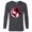 Charcoal Heather, variant on Marvel Venom: Let There Be Carnage Yin Yang Standard - Long Sleeve T-Shirt for Men – Customized-Athletic Heather