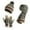 White, variant on 3 Pieces Winter Warm Outdoor Hat Scarf Set for Men Women Beanie Hat, Long Scarf, Touchscreen Gloves Set