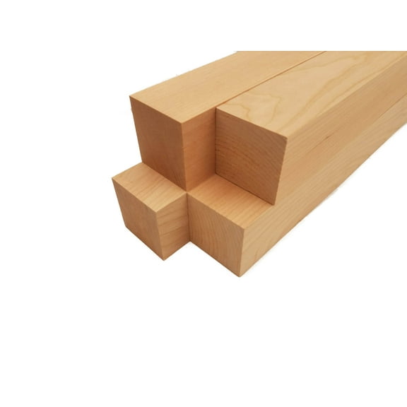 Cherry Turning Blank Squares - 2" x 2" (4 Pcs)