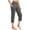 CGJ115-Dark Gray, variant on Lumtrix Women'S Bermuda Long Shorts With Pockets High Waisted Stretchy Knee Length Yoga Shorts Walking Athletic Workout Capris Black S
