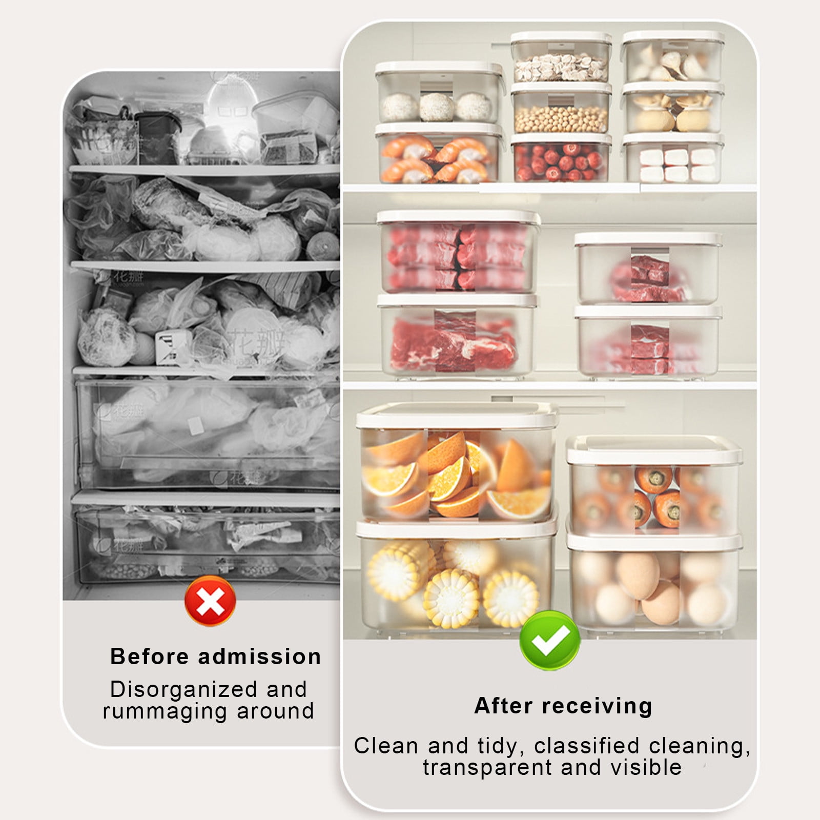 15Pcs Airtight Food Storage Containers, Vacuum Seal, Food Saver, Fresh & Save Keeper, Preserve & Marinate, Airtight, Reusable, Nestable Lids, BPA-Free, Microwave, Freezer, Fridge, Dishwasher Safe