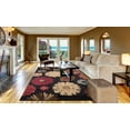 thumbnail image 2 of Concord Global 49533 2 ft. 7 in. x 4 ft. Jewel Kaleidoscope - Black, 2 of 3
