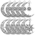 thumbnail image 2 of Alloy Moon And Charms 10Pack Designed For Craft Projects And DIY Jewelry Making In Silver Tone, 2 of 4