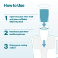 thumbnail image 6 of Brita Refillable Water Filtration System with Large 10 Cup Pitcher, Everyday, and 1 Refillable Filter, 6 of 6