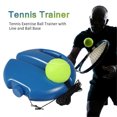 thumbnail image 5 of 1 paquete de entrenador de tenis individual, entrenamiento de tenis simple, práctica de devolución de pelota, entrenamiento básico, herramienta de autoaprendizaje JAMW Sencillez, 5 of 5