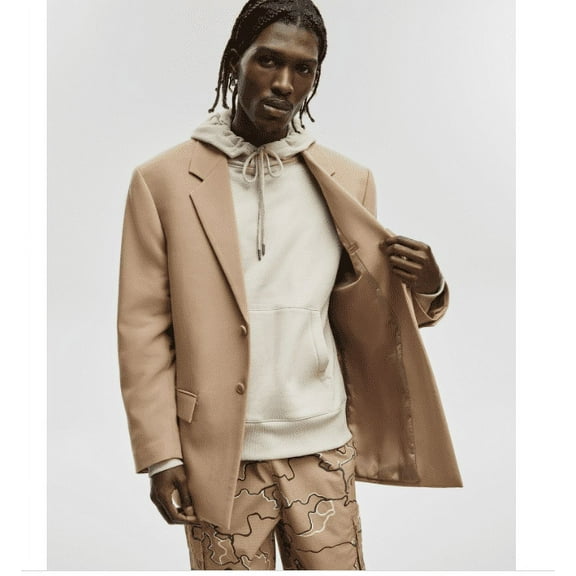 Mode of One Men's Relaxed-Fit Suit Blazer, Created for Macy's - Tannin