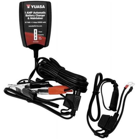 Yuasa 1.2 Amp Automatic Battery Charger & Maintainer (YUA1P2AMPCH)