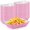 Pink, variant on 200 Pcs Paper Food Tray Sturdy Disposable Food Boats Nacho Plates Disposable Serving Snack Trays for Catering, Party Birthday Supplies, and Food Service (Pink)