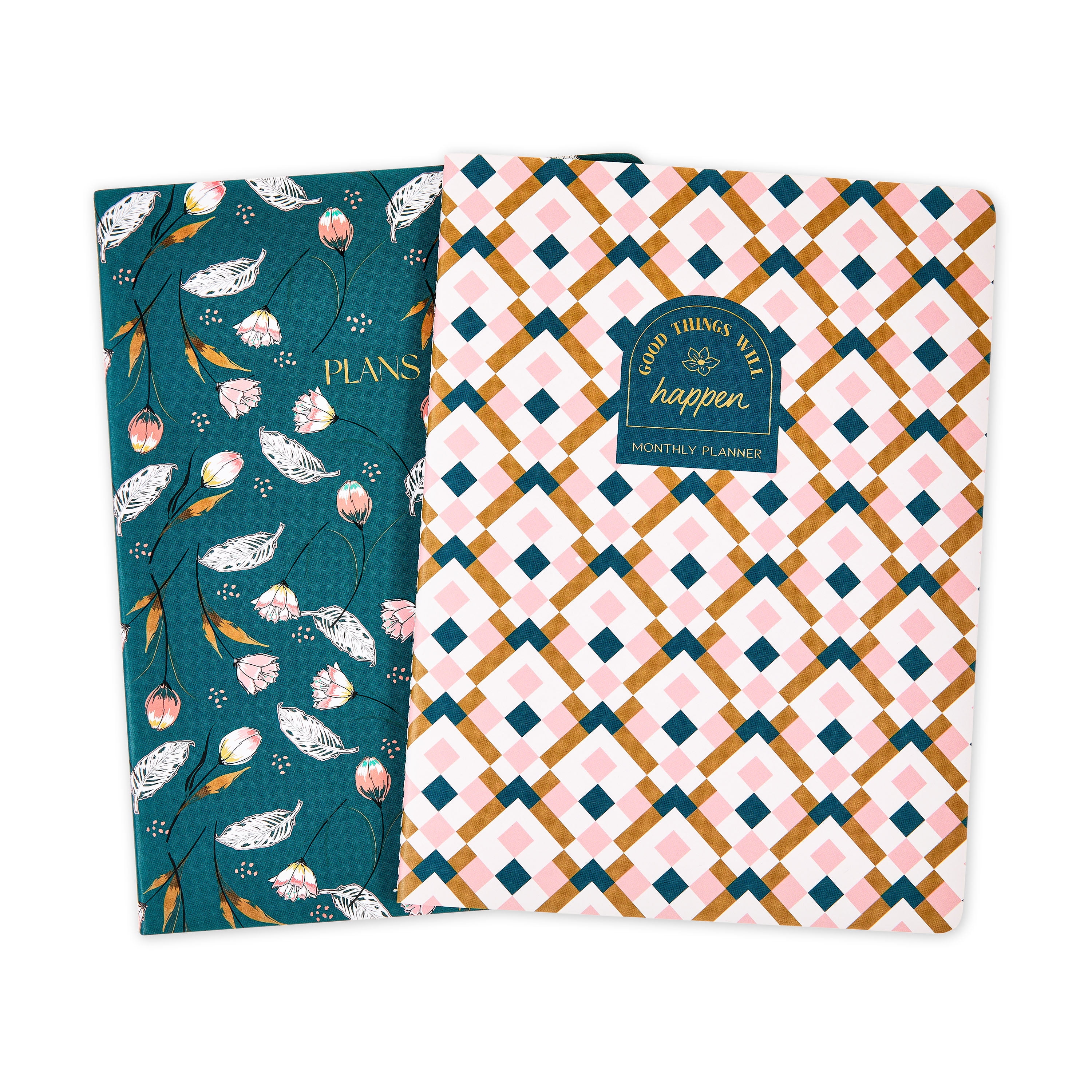 Pen+Gear Undated Monthly Planners, 6 in x 8 in, 2 Count