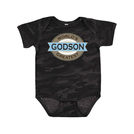 

Inktastic Godson (Worlds Greatest) Gift Baby Boy Bodysuit