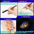 thumbnail image 2 of Washable UV Neon Face Paint Markers Set- Glow in the Dark Pens for Face Body Art & Temporary Tattoos(LR 18 Colors 1 PCS), 2 of 7