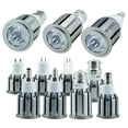 thumbnail image 3 of Focos LED regulables COB para el hogar, lámparas brillantes de aluminio, 5W, 7W, 10W, 110V, 220V, C36, E27, E12, E14, B22, B15, GU10, GU5.3, 3 of 4