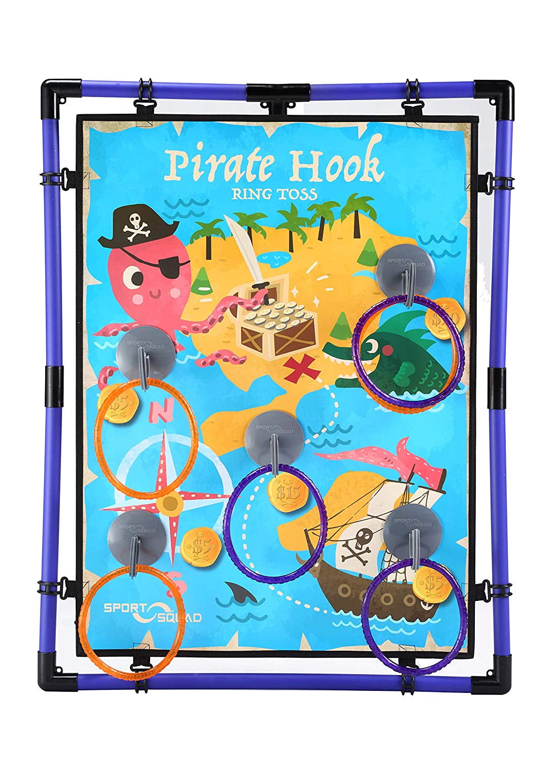Sport Squad Pirate Hook Ring Toss Indoor & Outdoor Ring Toss Games