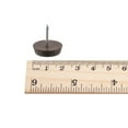 thumbnail image 4 of Uxcell Nail on Furniture Glides, 100 Pack 17.5mm Plastic Furniture Feet Sliders, Brown, 4 of 5