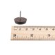 thumbnail image 4 of Uxcell deslizadores de muebles con clavos, paquete de 25, pies de muebles de plástico de 19 mm, marrón, 25, 4 of 5