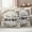LightGrey Black Wheat, variant on Home Sweet Outdoor Waterproof Pillow Covers, Wreath Botanical Farmhouse Plants Beige Decorative Square Throw Pillowcase Sofa Cushion Sham for Patio/Couch/Chair, 26"x26" 2 Pack