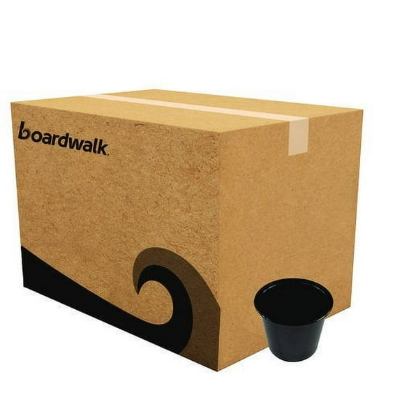 Boardwalk Souffle/Portion Cups 5.5 oz Polypropylene Black 2 500/Carton (BWKPRTN55BL)